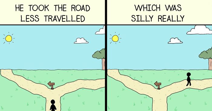 My 43 Comics To Make People With A Weird Sense Of Humor Laugh | Bored Panda