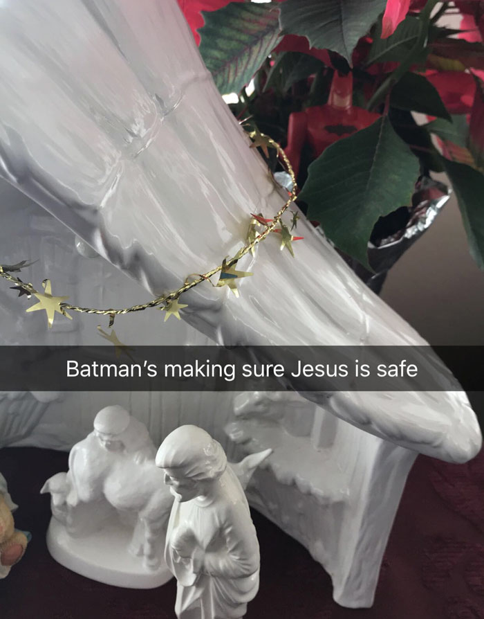 Every Christmas This Guy 'Improves' His Mom's Christmas Decorations With His Soldier Figurines And It's Hilarious