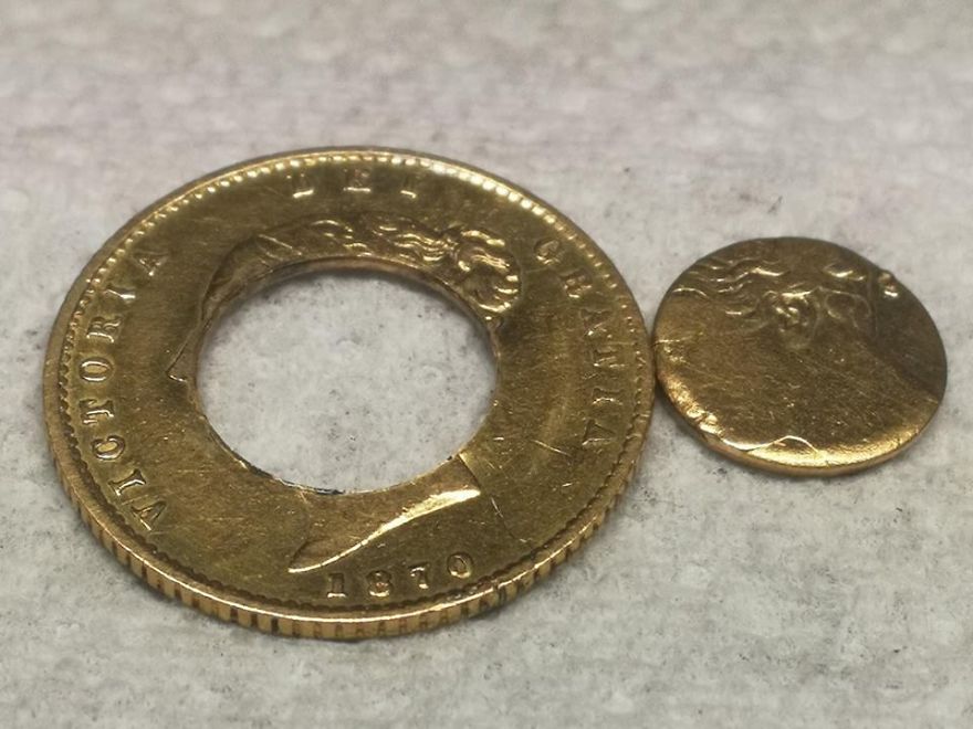 I Made A Gold Coin Ring.