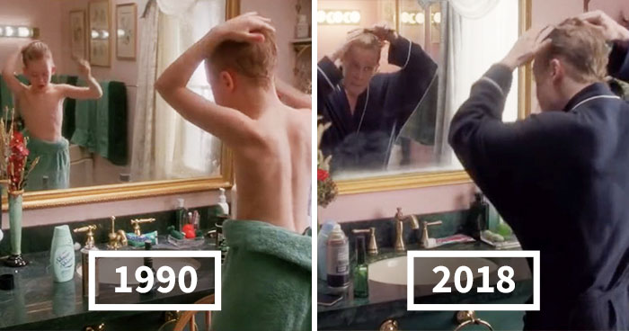 Somebody Compares ‘Home Alone’ 1990 Vs 2018 Ad Side By Side, And People Notice Macaulay Culkin Looks Healthy