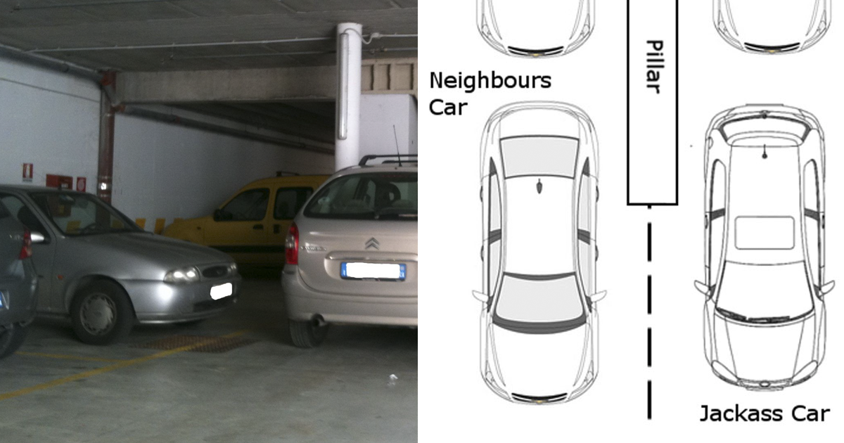 Man shares clever parking position hack that shows we've all been