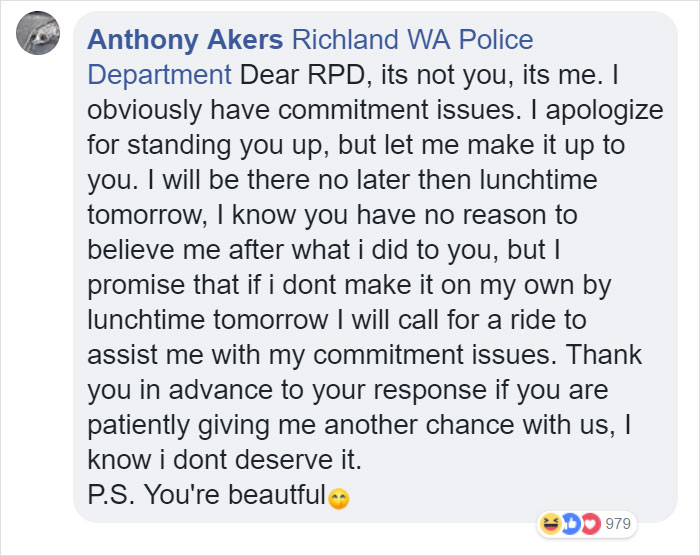 Police Release A 'Wanted' Post On Facebook, The Guy Himself Responds And They Have A Hilarious Conversation