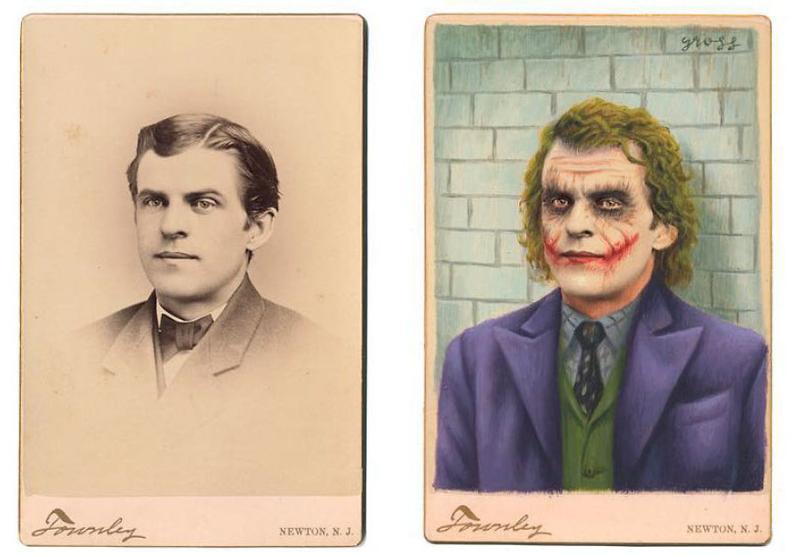 This Artist Turns Vintage Portraits Into Heroes Of Pop Culture