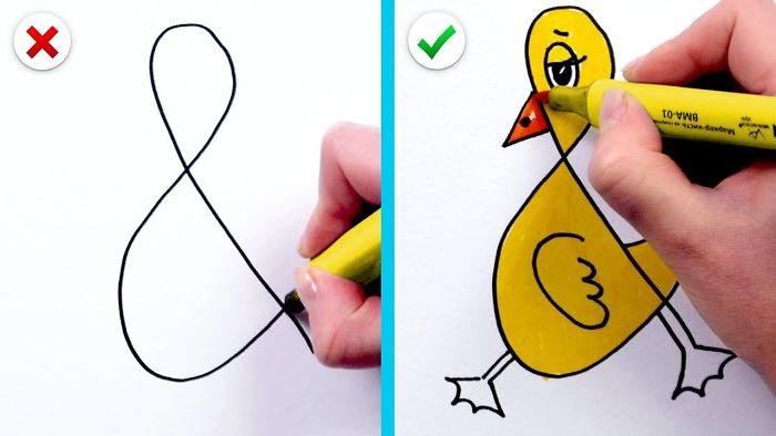 21 Fun And Simple Drawing Tricks: Easy Tips On How To Draw And Doodle
