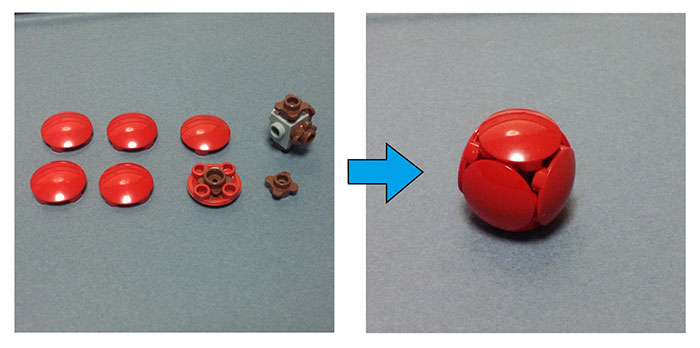 Creating A Ball With LEGO Pieces