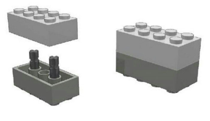 Double-Sided LEGO Brick
