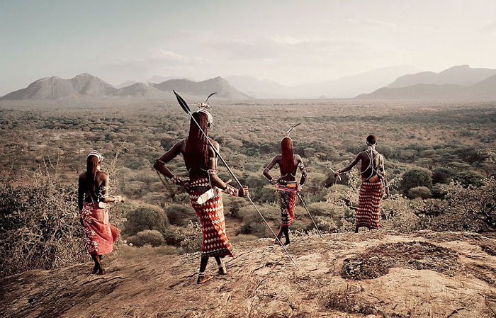 Tribu Samburu, Kenia