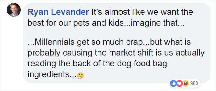 Millennials Are Blamed For Ruining Pet Food Industry So They Respond By Explaining Why It's Not Their Fault