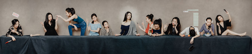 I Parodied "The Last Supper" Of Leonardo Da Vinci I Parodied "The Last Supper" Of Leonardo Da Vinci