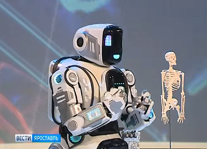 Russia's Advanced AI Robot Turns Out To Be A Human In A Costume