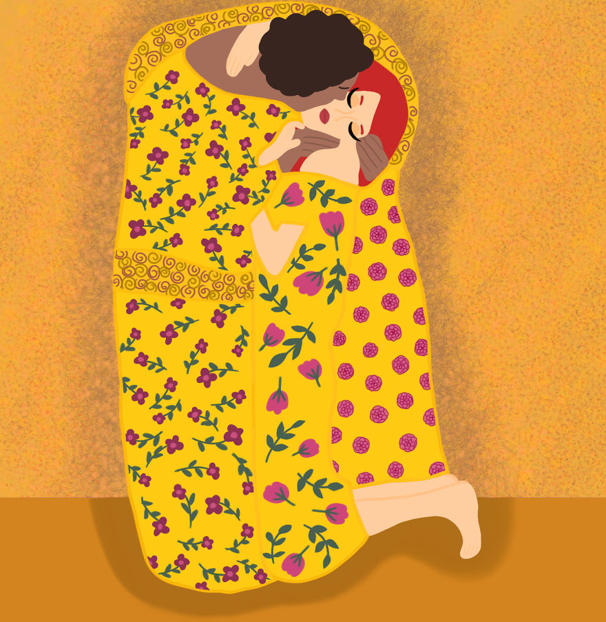 “The Kiss” By Gustav Klimt