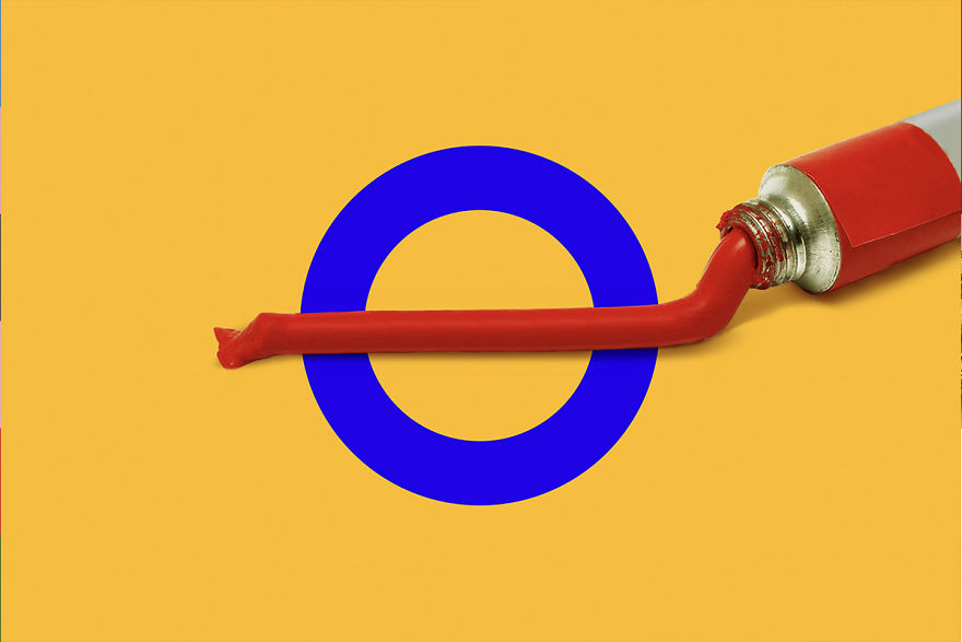 London-Based Creative Came Up With An Artistic Representation Of The Famous Capital's Tube Map.