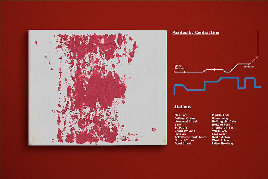 London-Based Creative Came Up With An Artistic Representation Of The Famous Capital's Tube Map.
