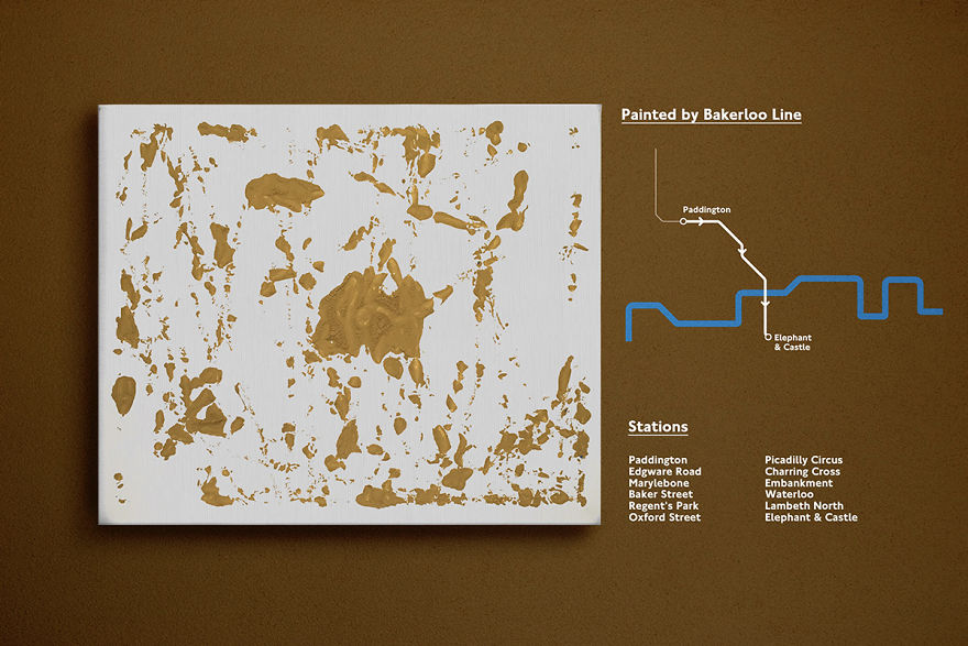 London-Based Creative Came Up With An Artistic Representation Of The Famous Capital's Tube Map.
