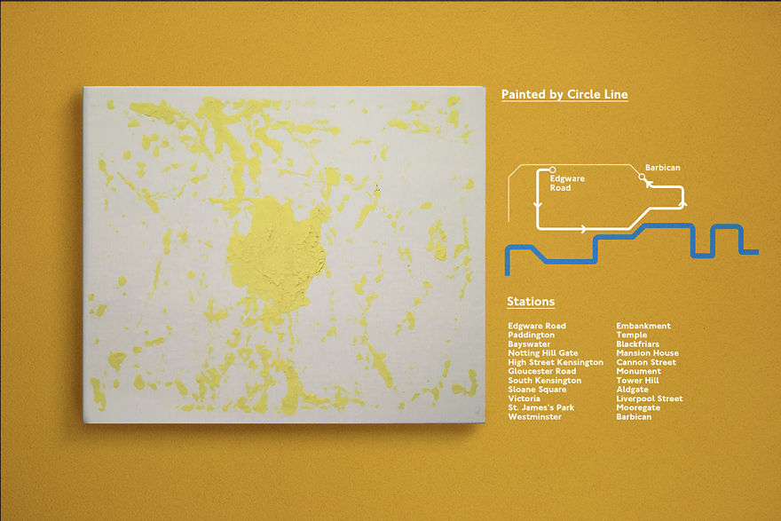 London-Based Creative Came Up With An Artistic Representation Of The Famous Capital's Tube Map.