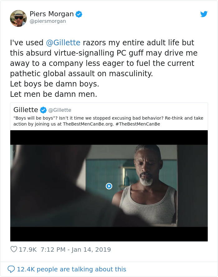 People Are Throwing Away Their Gillette Products After The Company Releases A Controversial Ad