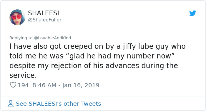People Are Applauding The Way This Woman Shut Down Jiffy Lube Employee That Was Harassing Her