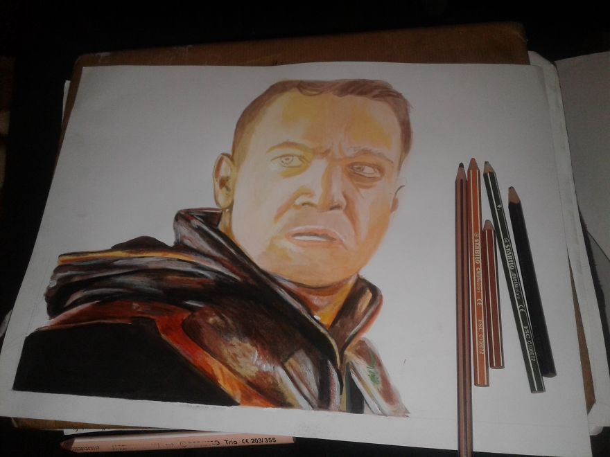 I Spent Only About 3 And Half Hours In This Ronin From Avengers End Game Realistic Drawing