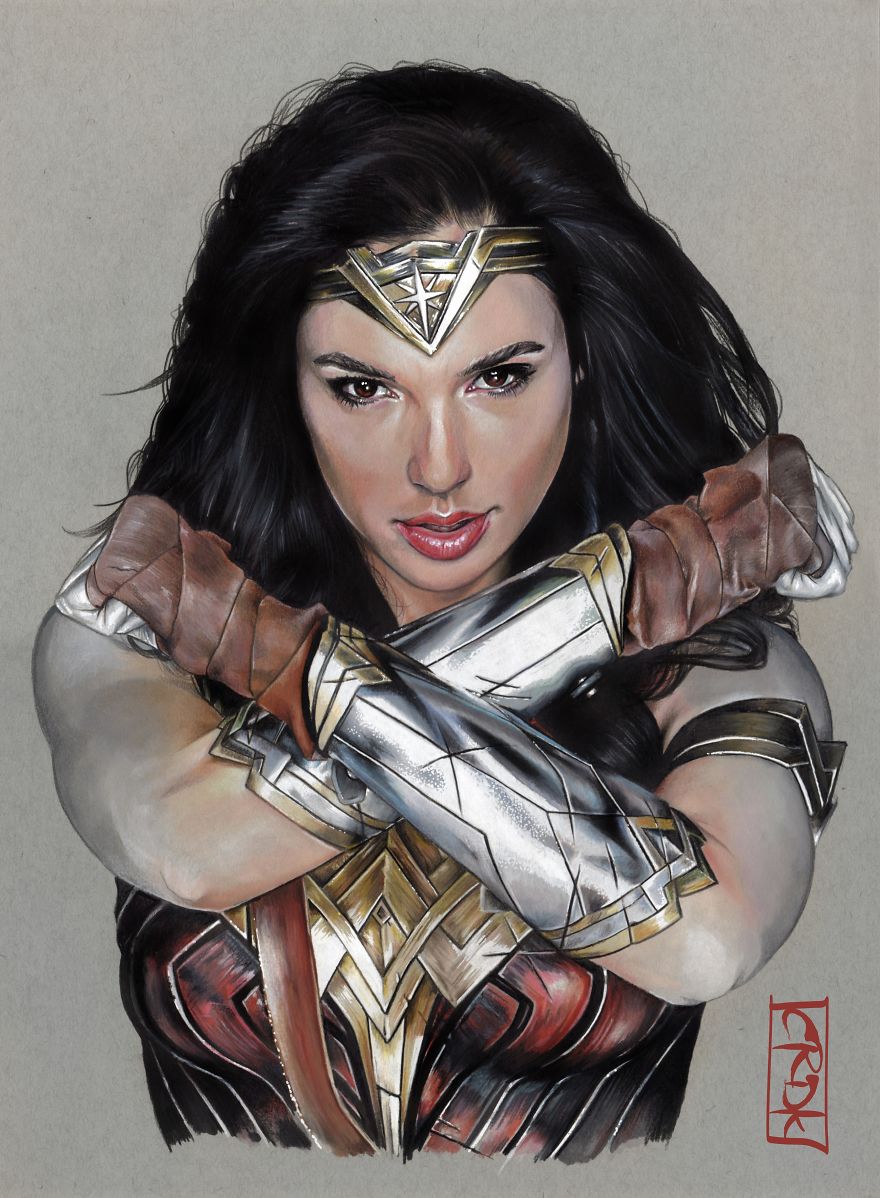 Wonder Woman Speed Painting