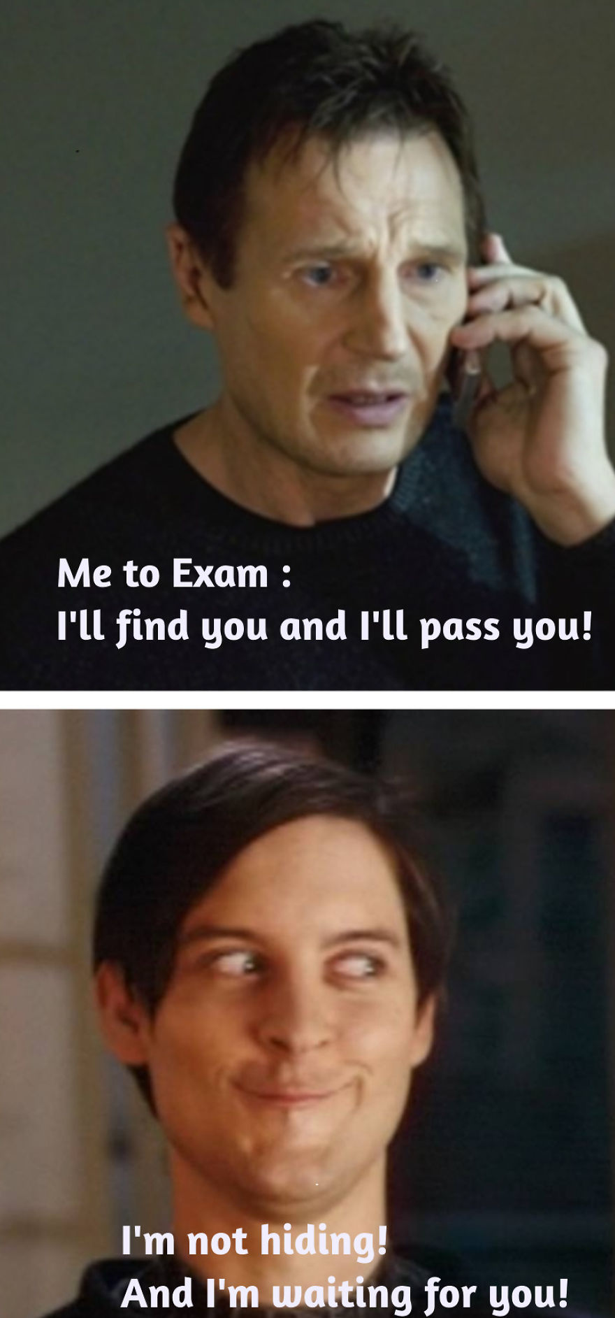 Exam Tomorrow, It Needs To Be 'Taken'