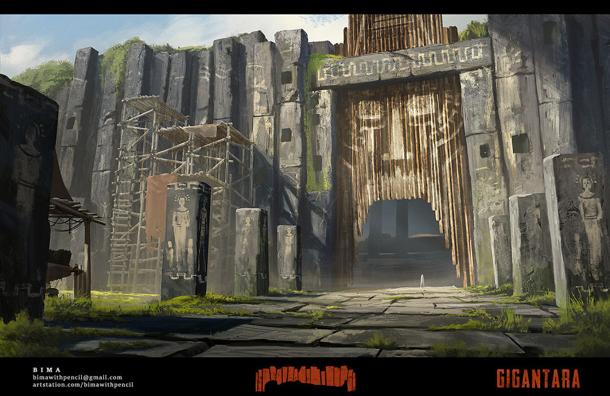 (Must See?) Concept Arts That I Made Inspired By Archeological Sites!