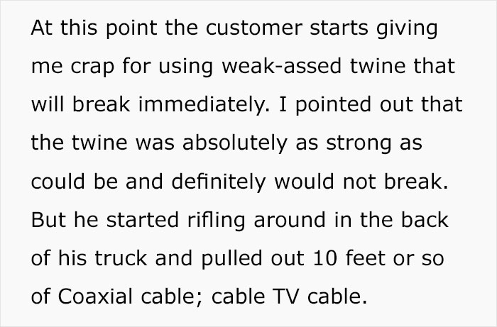 Angry Customer Demands To Tie Up His Fridge With T.V Cable, Sears Employee Lets Physics Teach Him A Lesson