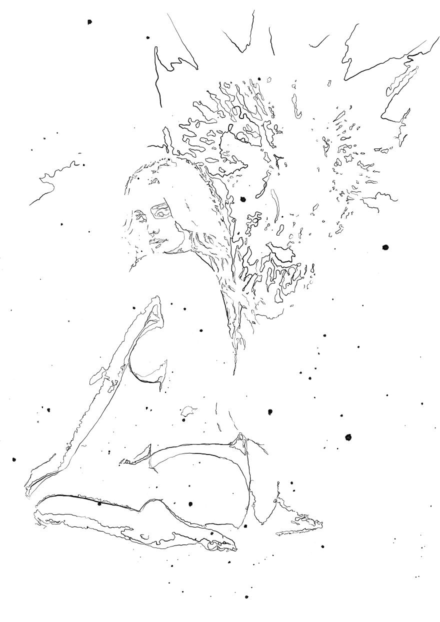 Sensitive Drawings By @blackleash