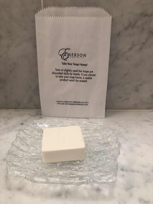 My Hotel Wants You To Take The Nice Soap Home