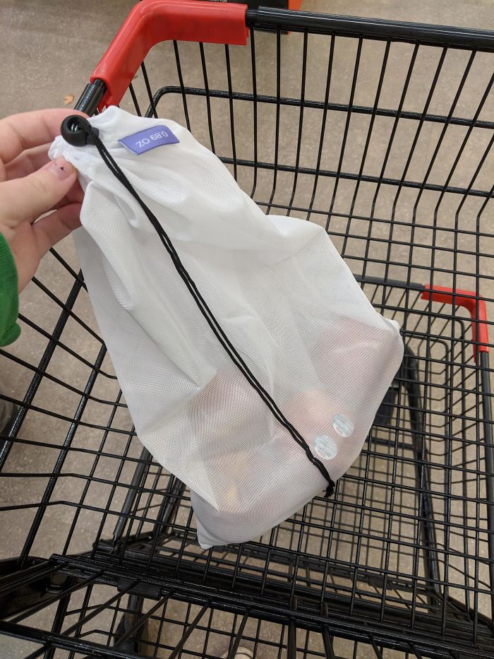 I Hadn't Used My Reusable Bags Because I'm Pretty Socially Anxious And Was Worried About The Cashier Being Frustrated. But Used This For The First Time Today!