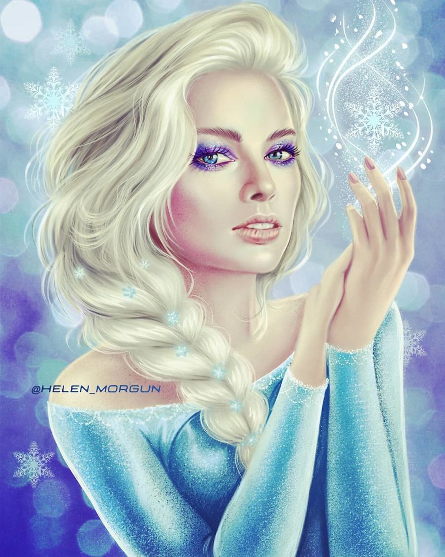 Margot Robbie As Elsa