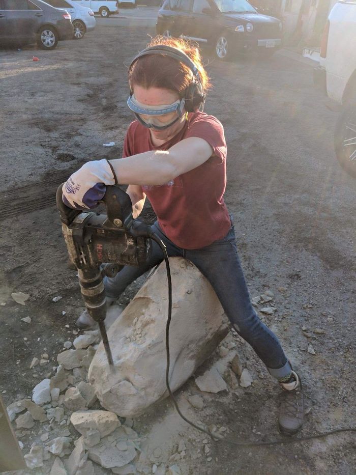 Badass Geologist Gets Revenge On Drunk Neighbour Who Blocks Her Car With Boulder