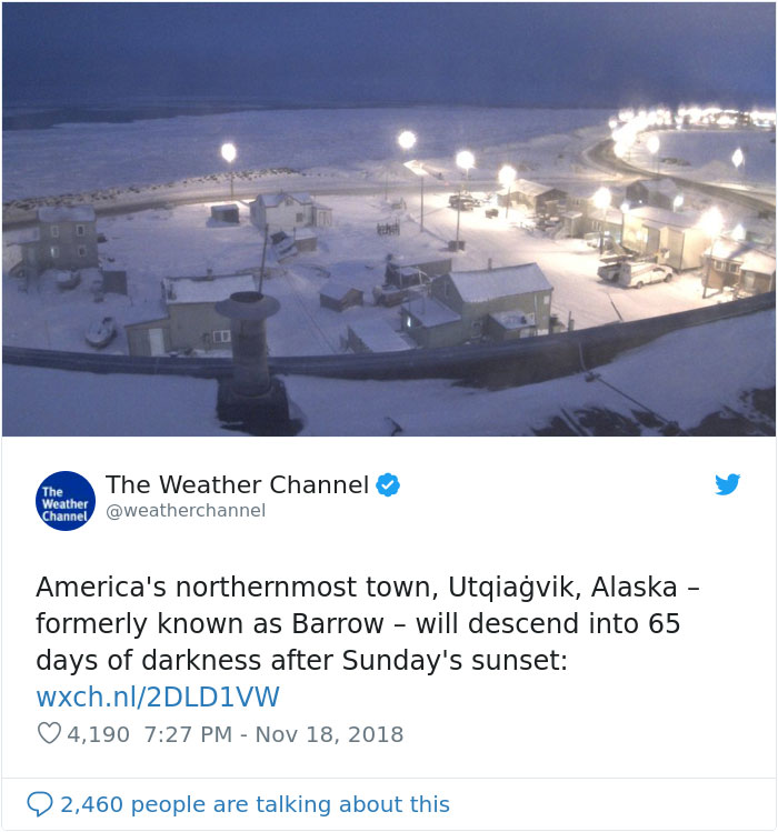 A Town In Alaska Lives In Complete Darkness Every Year For 65 Days