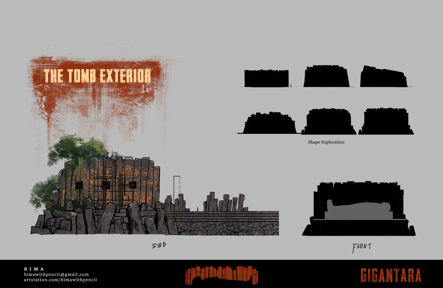 (Must See?) Concept Arts That I Made Inspired By Archeological Sites!