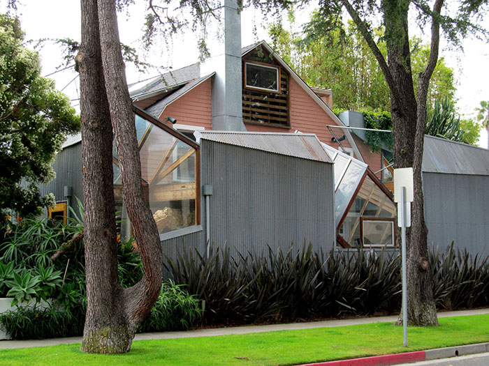 Rezidencia Franka Gehryho v Santa Monice v Kalifornii