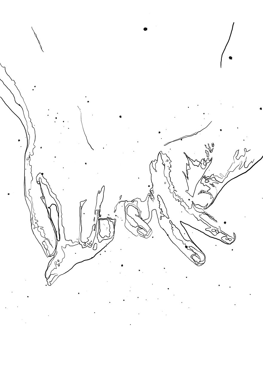 Sensitive Drawings By @blackleash