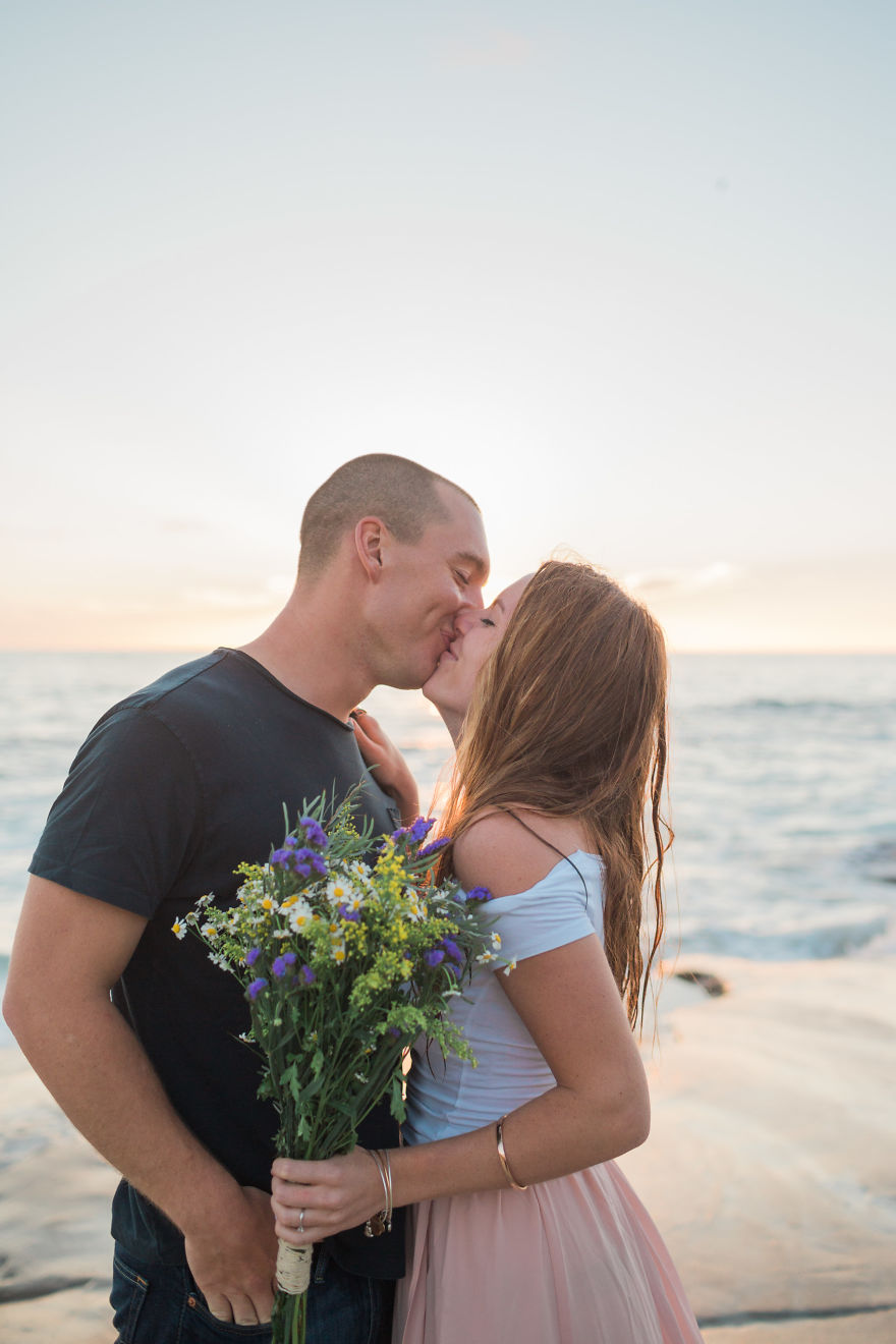 A Gorgeous Beach Engagement Session