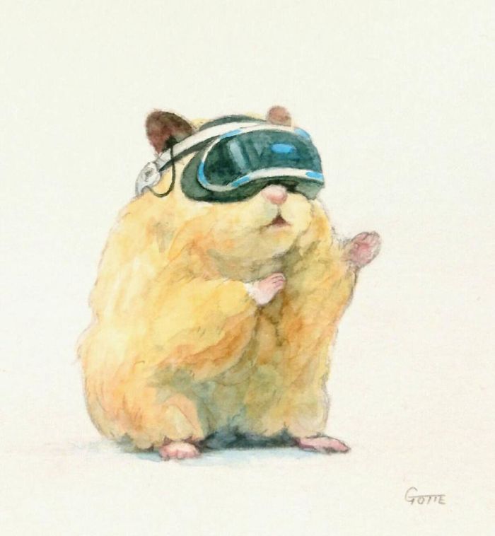 Artist Illustrates The Typical Life Of A Japanese Hamster And The Result Is Very Cute