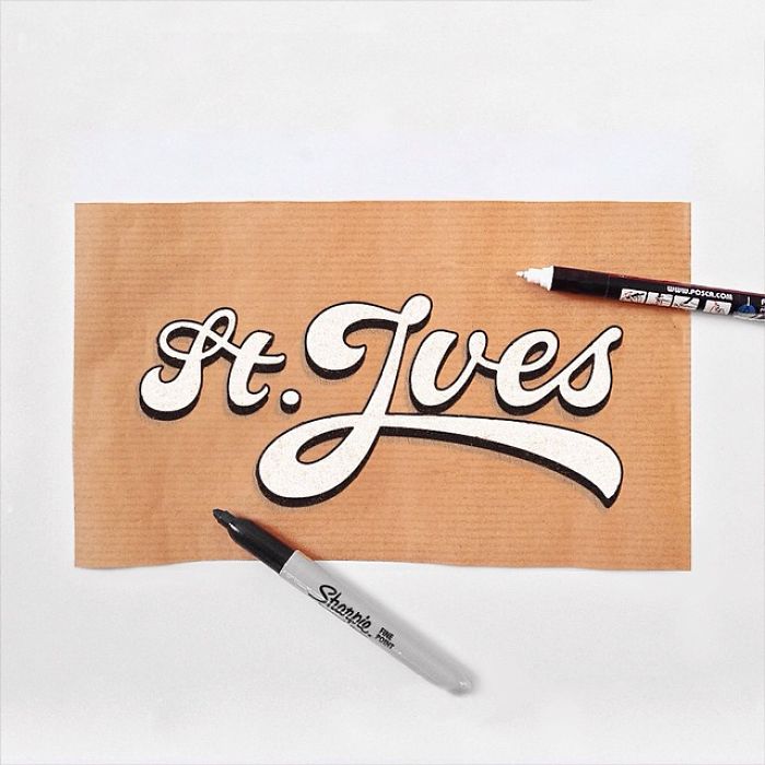 Artist Perfectly Reproduces Freehand Logos