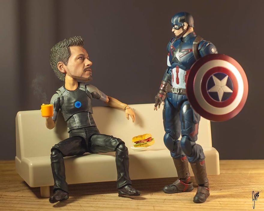 Hangover? Me? Why Do You Say That, Cap?