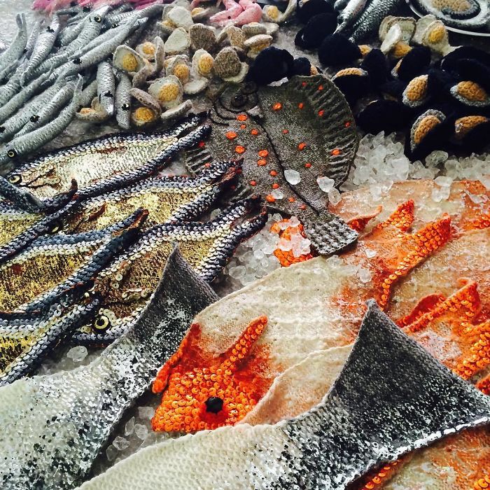 This Artist Crochets Sea Food So Well You Can Almost Taste It