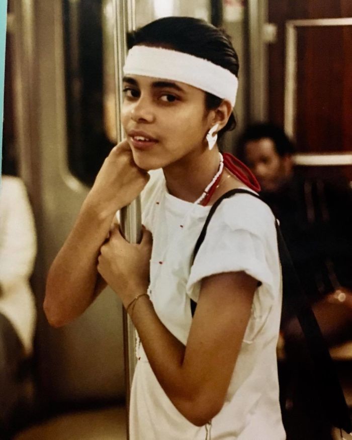Holding On, F Train, NYC, Mid 1980’s
