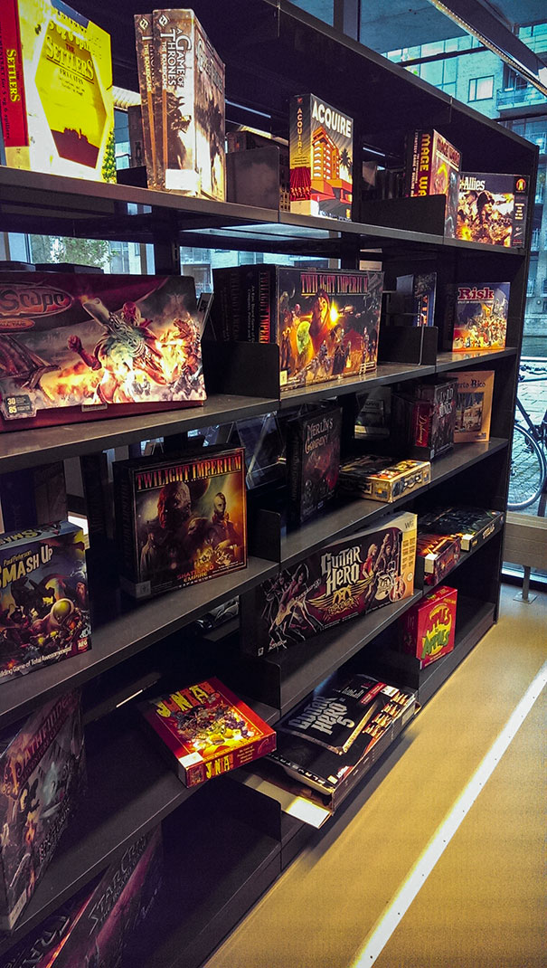 Library Aisle At My University. They Got Two Aisles Full Of Board Games That You Borrow