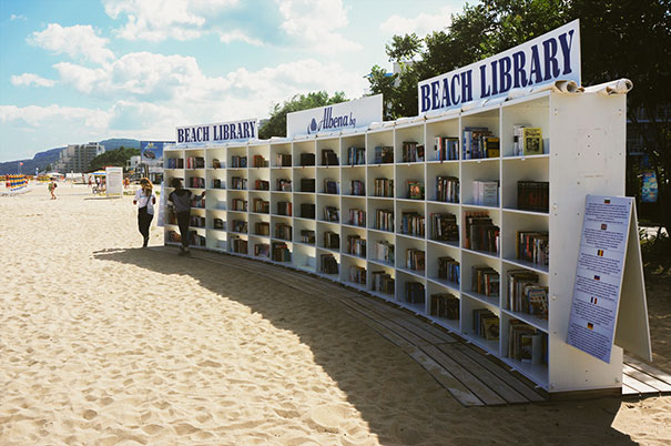 Albena, Bulgaria Beach Library