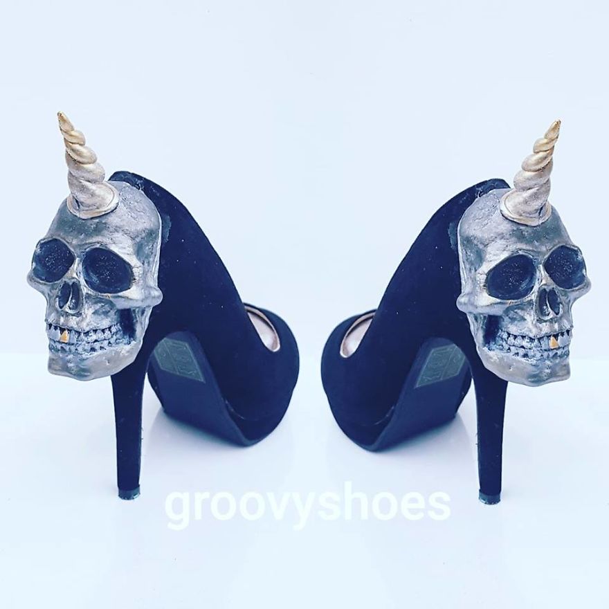 Each Shoe Has Taken Around 8 Hours To Sculpt By Hand!!