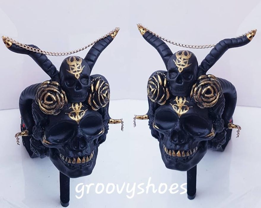 Each Shoe Has Taken Around 8 Hours To Sculpt By Hand!!