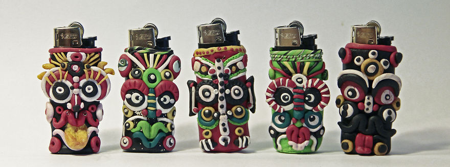 I Create Tiny Covers For Lighters