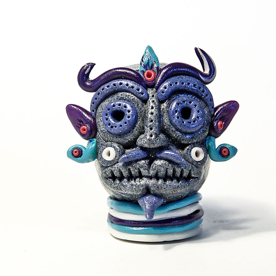 I Do Head Sculptures Out Of Polymer Clay.