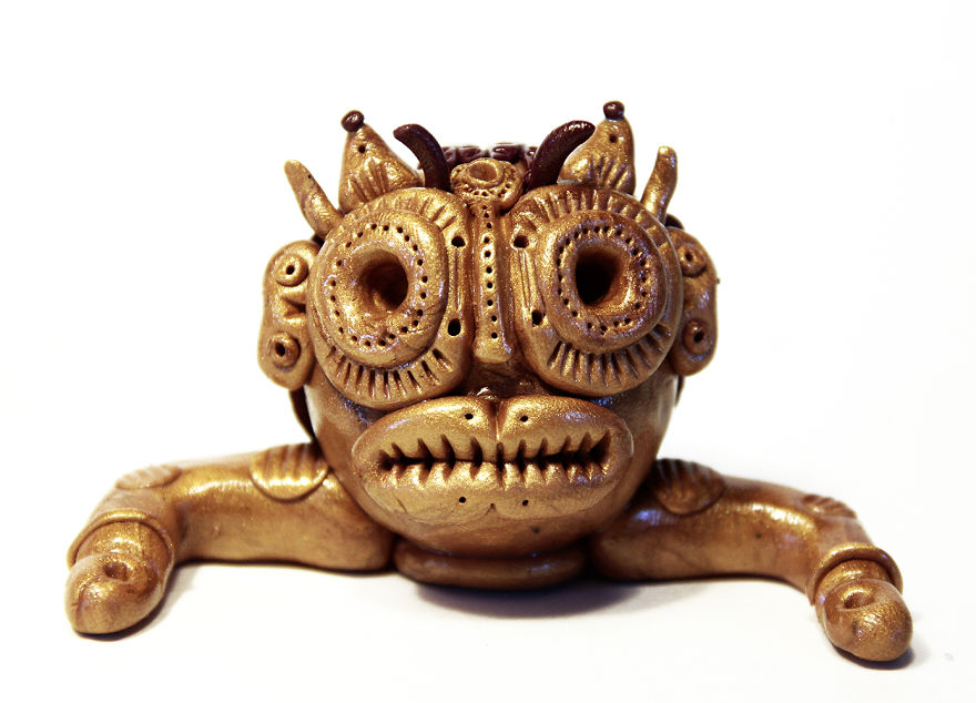 I Do Head Sculptures Out Of Polymer Clay.
