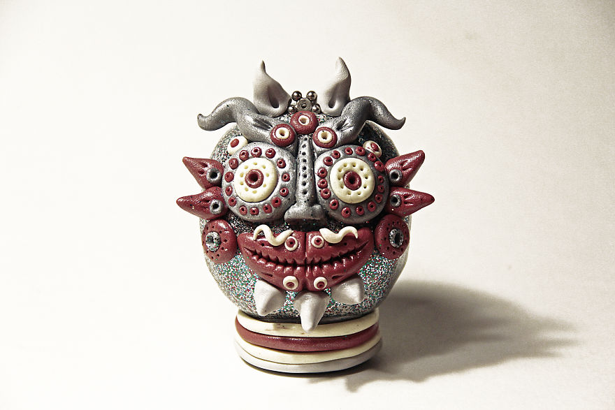 I Do Head Sculptures Out Of Polymer Clay.