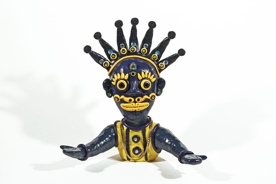 I Do Head Sculptures Out Of Polymer Clay.